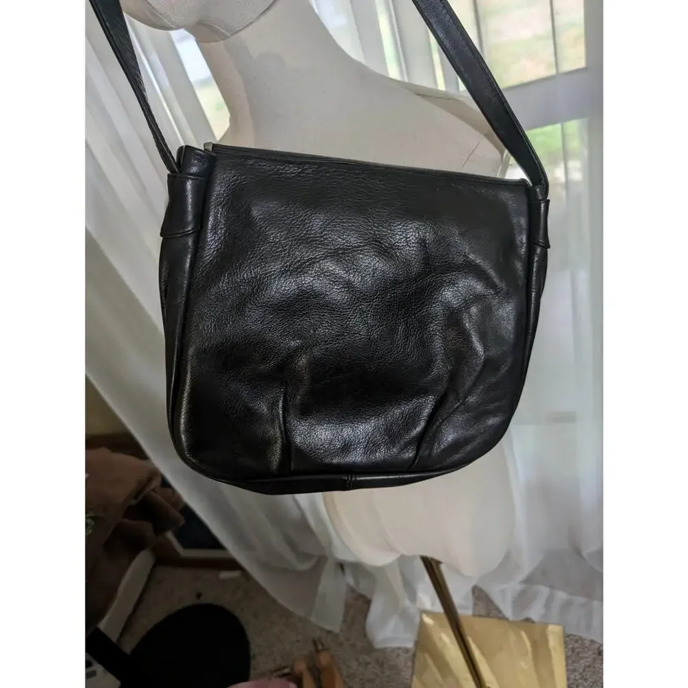 Vintage (1980s) Towanny Black Leather Purse